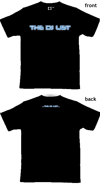 View Large The DJ List Black T-Shirt